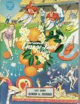 1957 23rd Annual Orange Bowl Game Program Colorado Clemson RARE VHTF - £187.92 GBP