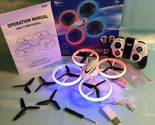 QI ZHI TOYS S24 Quadcopter Drone Colorful Lights Altitude Hold Headless ... - $33.55