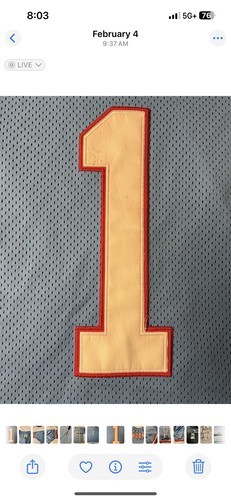 Vintage Houston Oilers Warren Moon Football Jersey Faded Tag Blue #1 NFL Footbal Item image 9