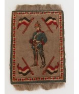 1910&#39;s Tobacco Felt Premium Austria Hungary Soldier &amp; Flags - $9.99