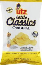 Utz Kettle Classics Original Crunchy Potato Chips 8 oz. Bag (4 Bags) - $34.60