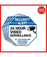 High Visibility 4 Pack Reflective Surveillance Signs - 10x10 for Added S... - $46.81 CAD