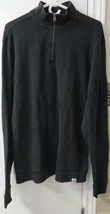 Carhartt Men&#39;s Large Tall Long-Sleeve Heavyweight 1/4-Zip Thermal Shirt Black  J - $18.05