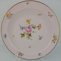Bridal Rose Noritake Plate Dinner Pink 10 3/8&quot; Floral Gold Trim 8102 W82... - £7.93 GBP
