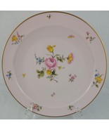 Bridal Rose Noritake Plate Dinner Pink 10 3/8&quot; Floral Gold Trim 8102 W82... - £7.82 GBP