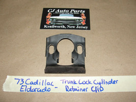 OEM 73 Cadillac Eldorado TRUNK LOCK CYLINDER RETAINER CLIP MOUNTING BRACKET - £31.13 GBP