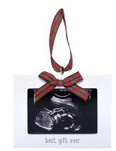 Little Pear by Pearhead Sonogram Photo Christmas Ornament, 2.5&quot; X 3.5&quot; Photo - £10.27 GBP