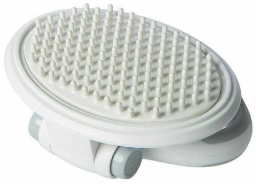 Pet Life ® &#39;Gyrater&#39; Swivel Travel Silicone Massage Grooming Cat Brush - $17.99