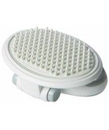 Pet Life ® &#39;Gyrater&#39; Swivel Travel Silicone Massage Grooming Cat Brush - £14.14 GBP