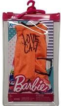 Mattel Barbie Doll Fashion Pack KEN Orange Love Cali Top, Shorts, and Su... - $10.68