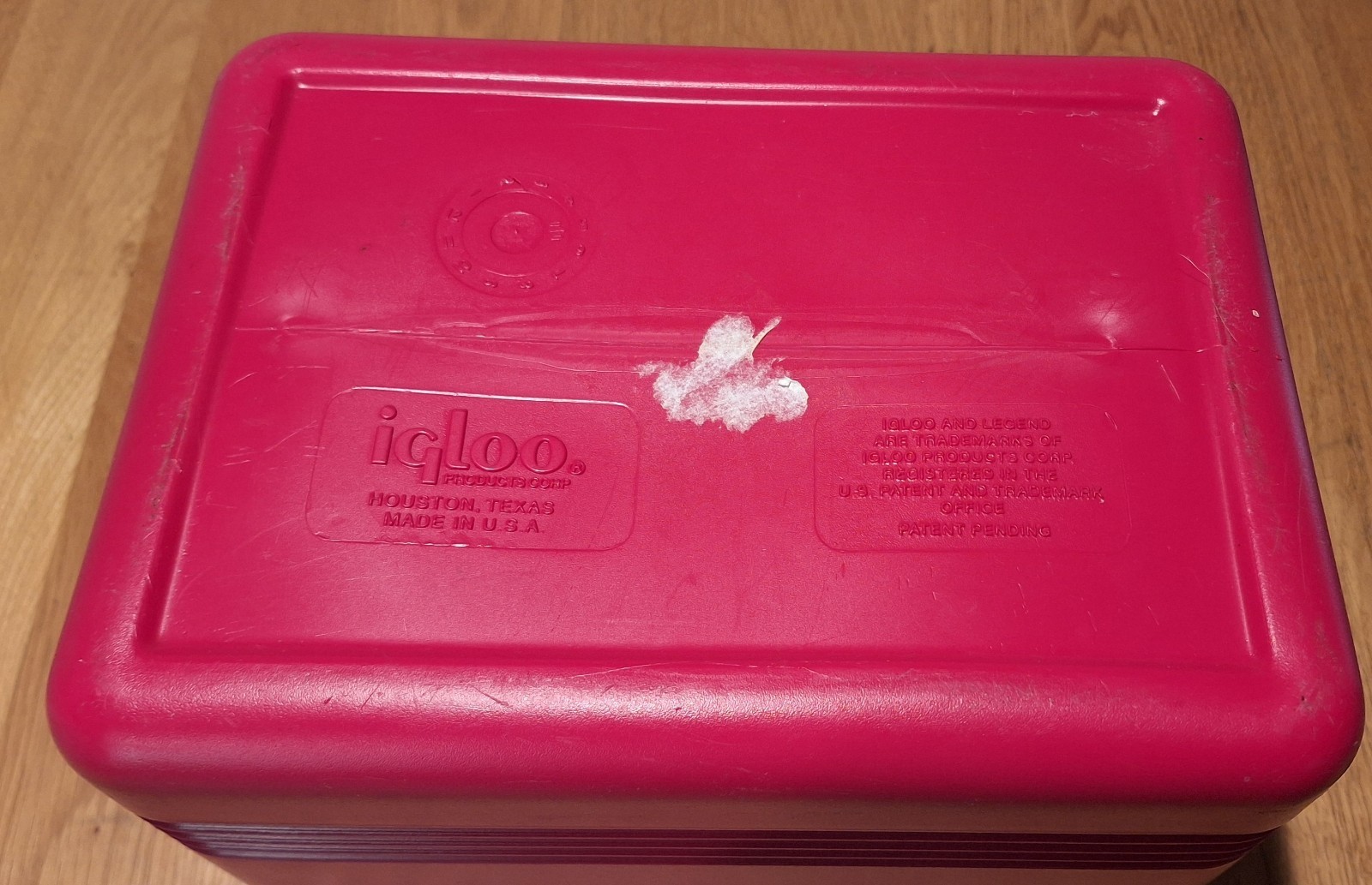 Vintage Red Igloo Polar 6 Pack Soda Cooler Lunchbox 6-Pack 10" X 8" Item image 7