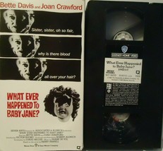 Whatever Happened to Baby Jane? (1962) VHS Tape NTSC Bette Davis Joan Crawford - £6.75 GBP