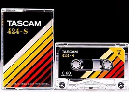 Tascam - 424-S - Studio C-60 High Bias Type II Cobalt Cassette Tape - £19.57 GBP