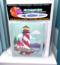Vintage 1988 Picturepoint LIGHTHOUSE Tuck N’ Cut Yarn Activity Kit 8x10&quot;... - $14.80