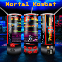 Retro Gaming Tumbler | Kombat Arcade 002 | Get your Quarters Ready | Fre... - $704.15 MXN