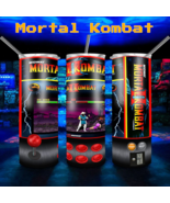 Retro Gaming Tumbler | Kombat Arcade 002 | Get your Quarters Ready | Fre... - $704.15 MXN