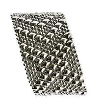 SG Liquid Metal Silver Mesh Cuff Bracelet by Sergio Gutierrez B44 / All ... - $125.00