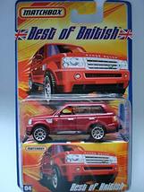 RANGE ROVER SPORT Matchbox Best of British Series Red Range Rover Sport 1:64 Sca - $76.21