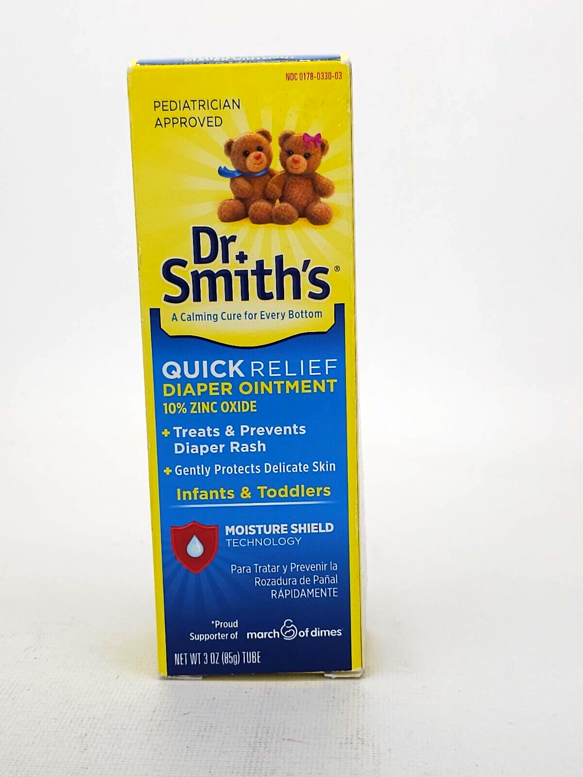 Dr Smiths Zinc Oxide Diaper Rash Ointment Quick Relief Infants Toddlers ... - $17.37
