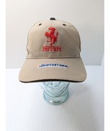 Rare Ferrari Bridgestone Strap Back Hat Beige Cap Embroidered Logo Excel... - $39.55