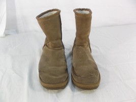 Used Emu Australia Women&#39;s Stinger Lo Wool Boot Oak preowned 110222 - £18.10 GBP