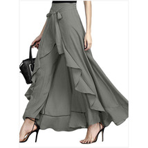  Waterfall Skirt &amp; Pants Combo   High Rise Pants with a Wrap Around Skirt Trendi - $48.34