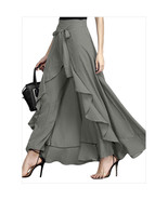  Waterfall Skirt &amp; Pants Combo   High Rise Pants with a Wrap Around Skir... - $44.50