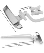 QUALIHOME  4 Kohler Toilet Flush Handle Replacement Side Mount Toilet  C... - €14,94 EUR