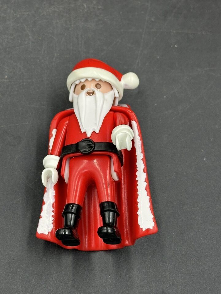 Playmobil Christmas SANTA W/ RED CAPE  IN RED SUIT & POMPOM HAT - $9.90