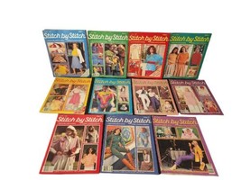 Vintage Stitch By Stitch Magazines Lot of 11, issues 1-7, 9, 13, 15, 46 - $14.85