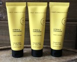 3 Crabtree &amp; Evelyn Citron &amp; Coriander Energising Hand Therapy 0.86 oz, 25g - £25.72 GBP