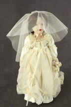 Vintage Porcelain Royal Heirloom Victorian Bride Doll Anna Anando Auburn Hair - £19.11 GBP