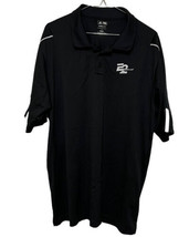 Adidas E2 Optics Climalite Black Polo Short Sleeve Logo Golf Shirt Men’s... - $23.00