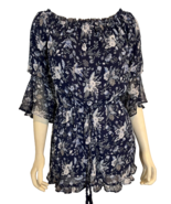 American Eagle Outfitters Women&#39;s Floral Romper Medium Blue - €16,23 EUR
