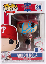 Aaron Nola Signed Phillies #29 Funko Pop! Vinyl Figure (Beckett) - £246.97 GBP