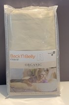 New Leachco Back &#39;n Belly Organic Pregnancy Maternity U Pillow Case Cover Cream - £12.70 GBP