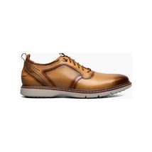 Stacy Adams Sync Plain Toe Elastic Lace Up Sneaker Leather Natural 25662-280 image 3