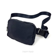 Fanny Pack Black Belt Bag Waist Bag Crossbody Bag 8x5&quot;  - $14.84