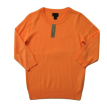NWT J.Crew Collection Cashmere Tippi in Neon Cantaloupe Orange Sweater XS - £49.00 GBP