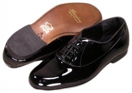 Monte Carlo Lace Up Pantent Leather Tuxedo Shoes Size 13 Medium - £151.17 GBP