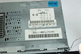2004-2010 VOLKSWAGEN TOUAREG AM FM CD RADIO RECEIVER HEAD UNIT J1828 image 3