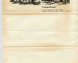 Treetops Outspan Sheet of Stationery Nyeri Kenya 1950&#39;s - $28.71