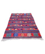 Handmade Antique Turkish Konya Kilim Rug 5.8&#39; x 7.5&#39; (176cm x 228cm) 194... - €817,23 EUR