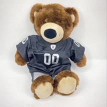 NFL Football Build A Bear Brown Tan Teddy Plush Uniform BAB Stuffed Animal 15&quot; - £18.46 GBP