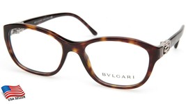 New Bvlgari 4062-B 504 Tortoise Eyeglasses Frame 52-17-130mm B40mm Italy - $156.80
