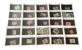 Dominican Republic Stamp Collection Lot Vintage Used & Mint on Cards image 3