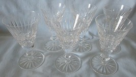 Waterford Tramore Cut 4 1/2&quot; Sherry Stem Goblet, Set of 6 - £62.99 GBP