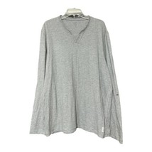 INC International Concepts Mens Gray Roll-Up Long-Sleeve T-Shirt Size 2XL New - £10.19 GBP