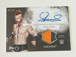 Sheamus Brawling Brutes WWE Pro Wrestling Autograph WWF Auto /50 Relic Shirt sp - £116.74 GBP