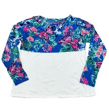 Lilly Pulitzer Chillylilly Lilshield Pundy Blue Isle Be Back Pullover Top Girls - £21.05 GBP